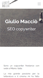 Mobile Screenshot of giuliomaccio.com